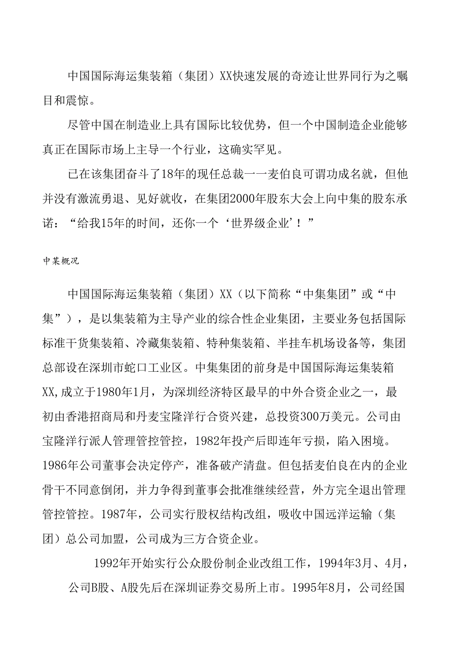 X知名集团全球竞争与成本领先.docx_第3页