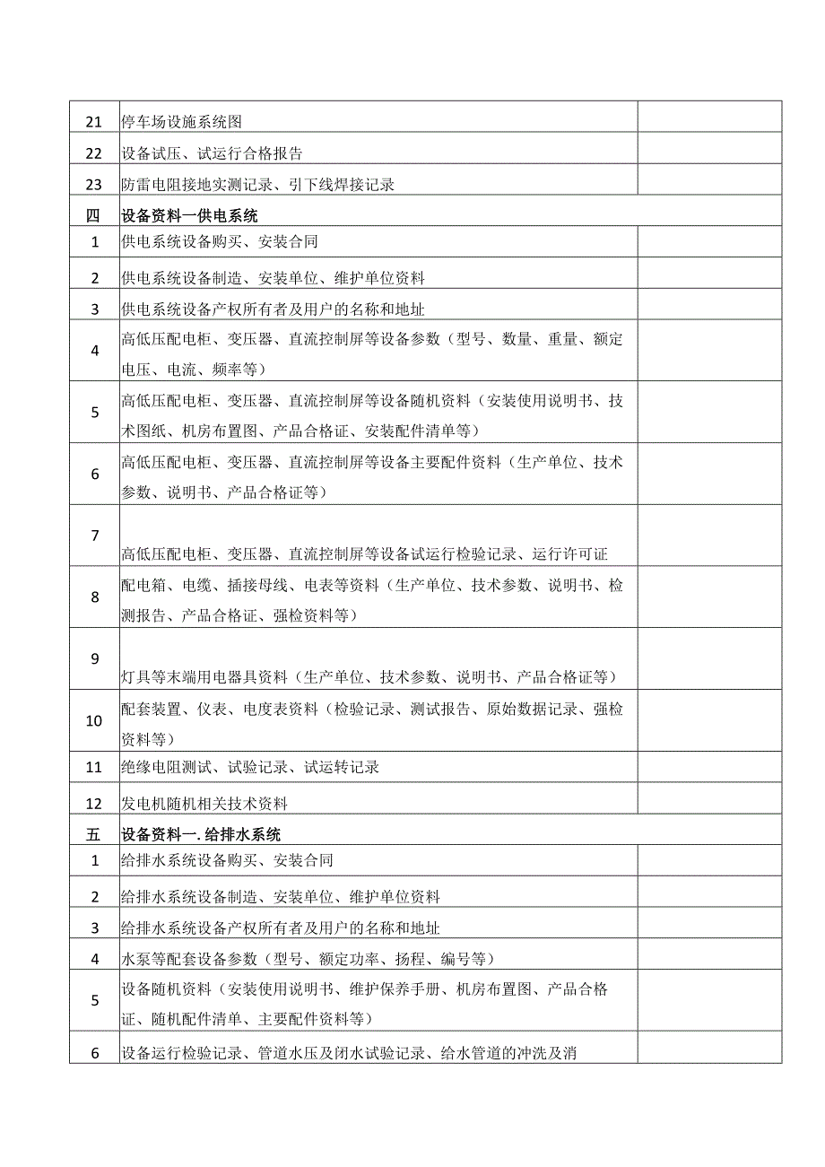 物业承接查验移交资料目录内容模板.docx_第3页