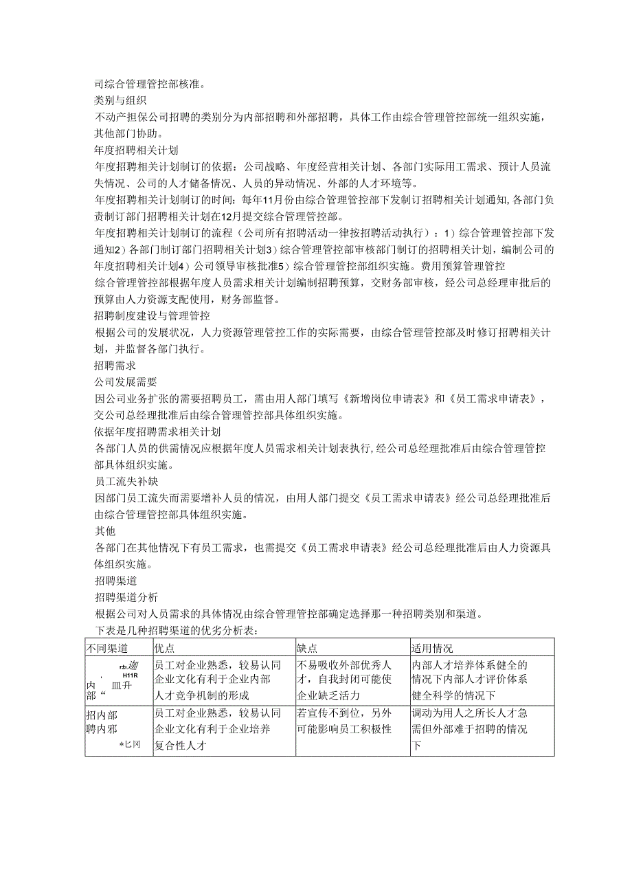 XX企业员工招聘管理手册范文.docx_第2页