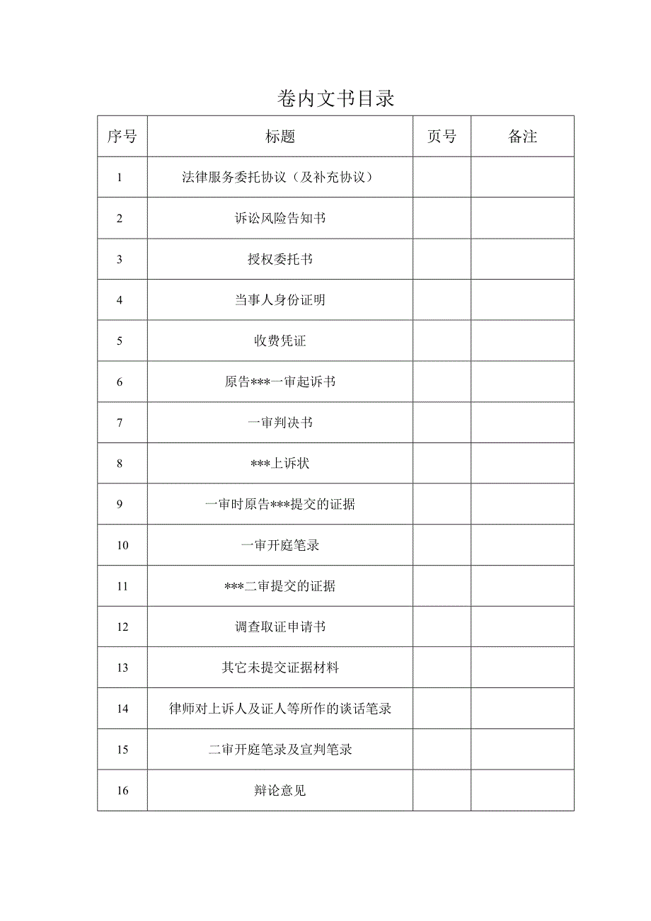 文书55：卷内文书目录（二审）.docx_第1页