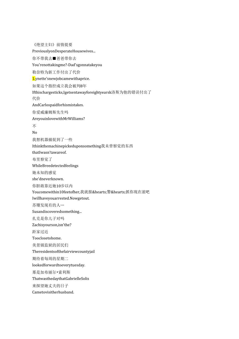 Desperate Housewives《绝望的主妇》第二季第四集完整中英文对照剧本.docx_第1页