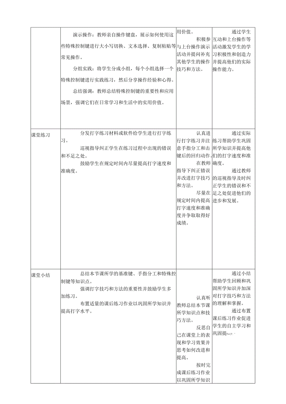 第7课 驾驭键盘 教案5 三上信息科技黔教版.docx_第3页