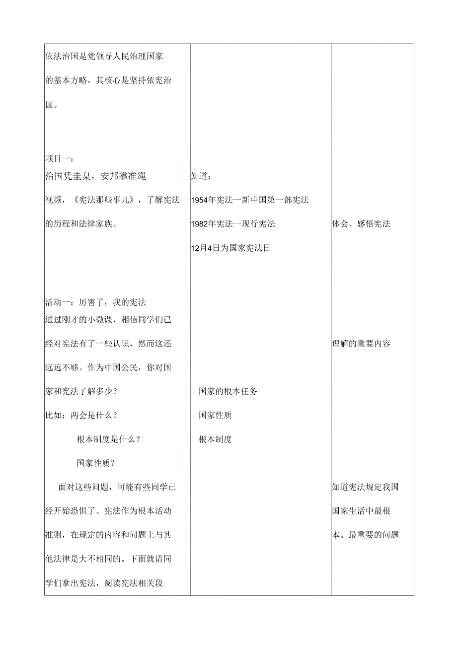 8年级下册道德与法治部编版教案《坚持依宪治国》.docx_第2页