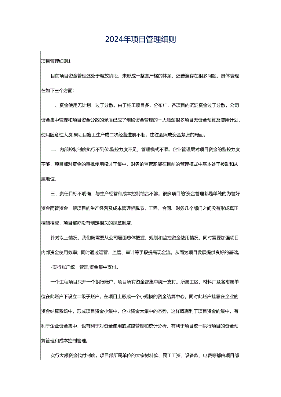 2024年项目管理细则.docx_第1页