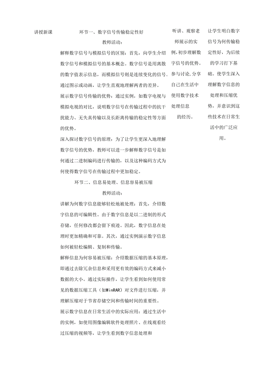 第6课 信息数字化的优势 教案5 四下信息科技赣科学技术版.docx_第2页