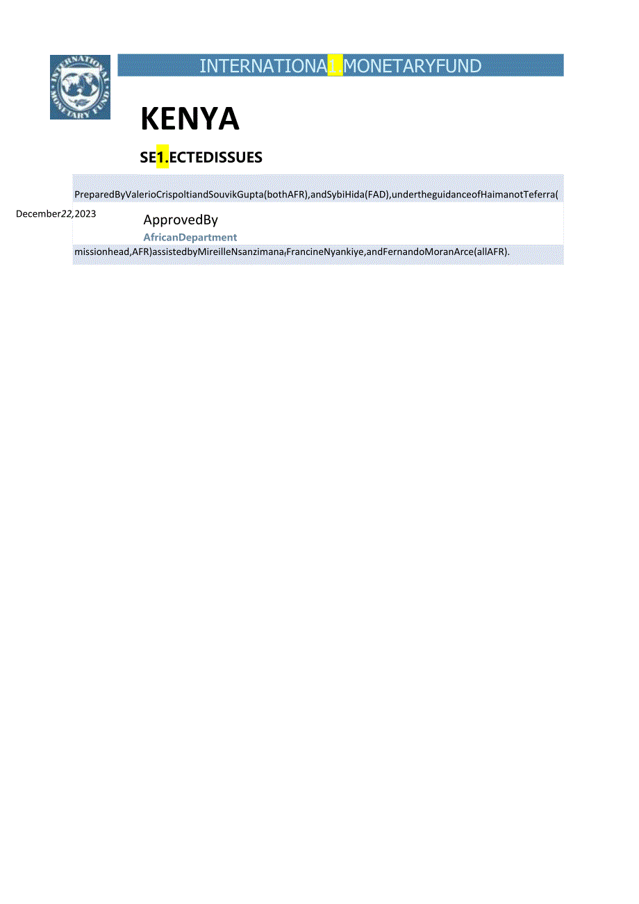 IMF-肯尼亚：精选问题（英）-2024.1.docx_第2页