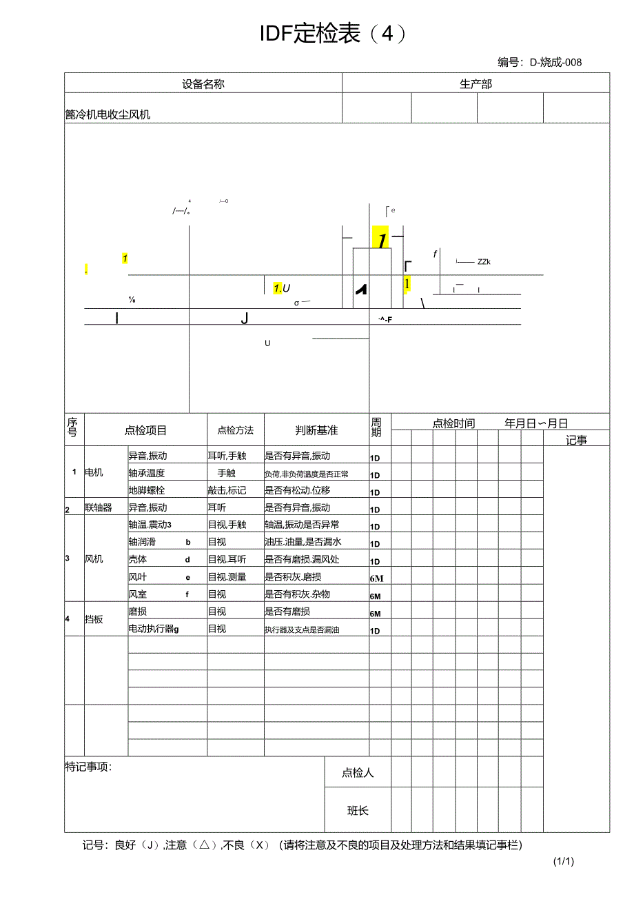 篦冷机电收尘风机定检表.docx_第1页