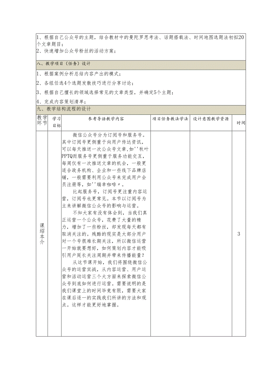 《新媒体营销与运营 （慕课版）》 教案 （16）微信篇（5）微信公众号的运营（1）.docx_第2页