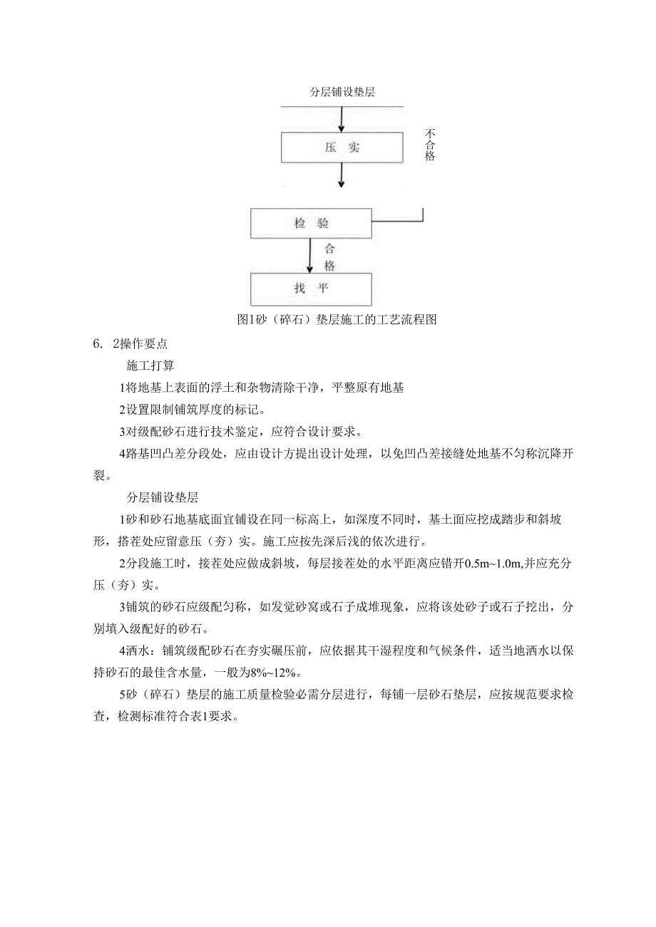 2、砂(碎石)垫层施工工艺工法.docx_第2页