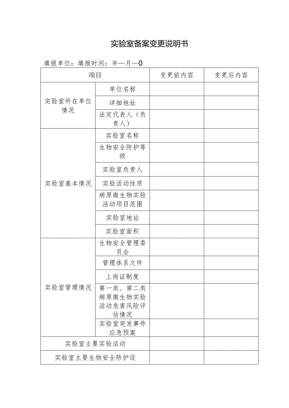 实验室备案变更说明书.docx_第1页