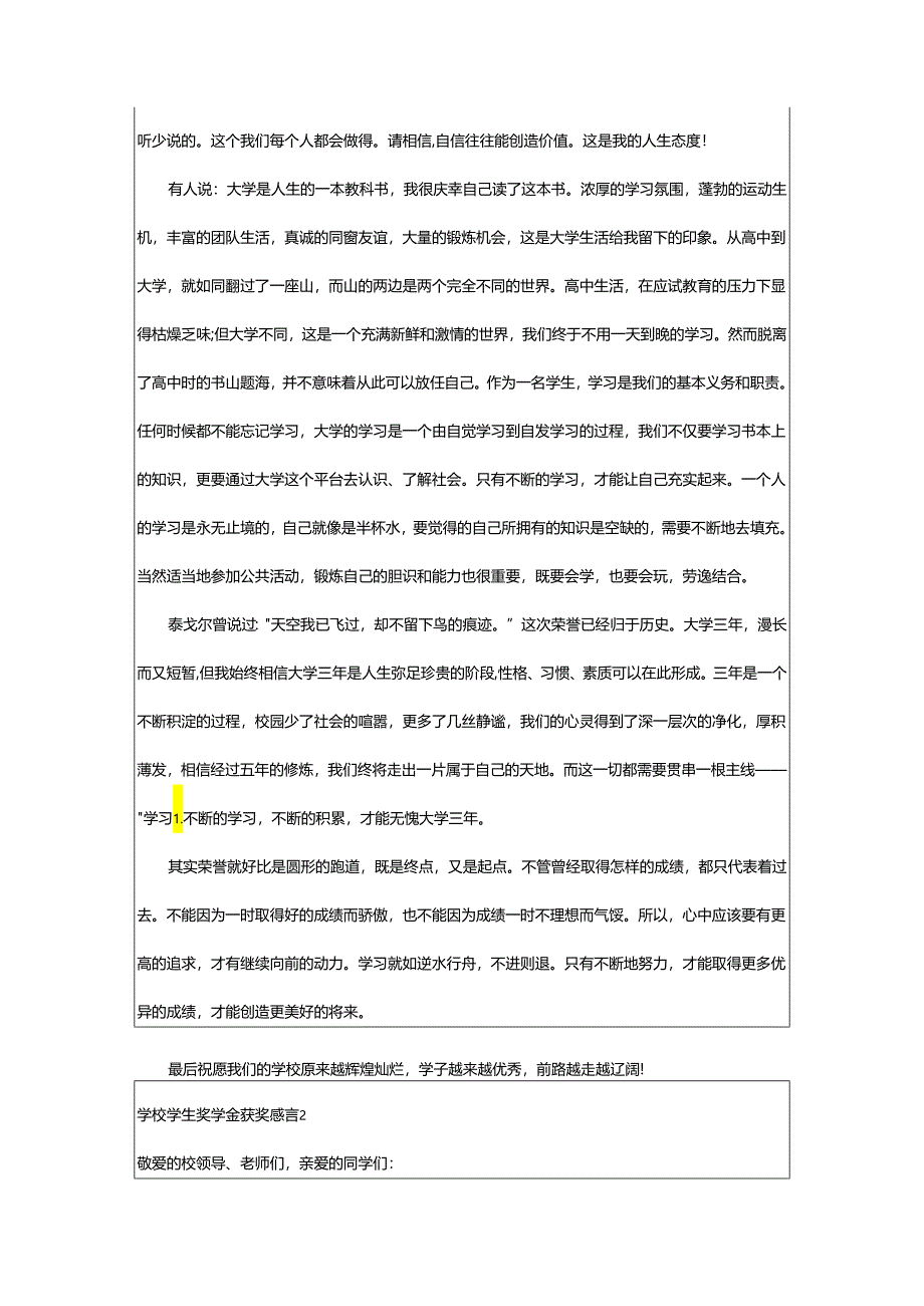 2024年学校学生奖学金获奖感言.docx_第2页