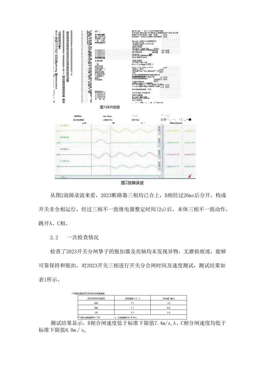 一起LTB245E1-1P型开关三相不一致动作故障分析及处理.docx_第2页