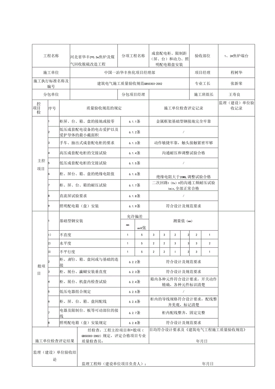 303-3成套配电柜、控制距(屏、台)和动力、照明配电箱(盘).docx_第1页