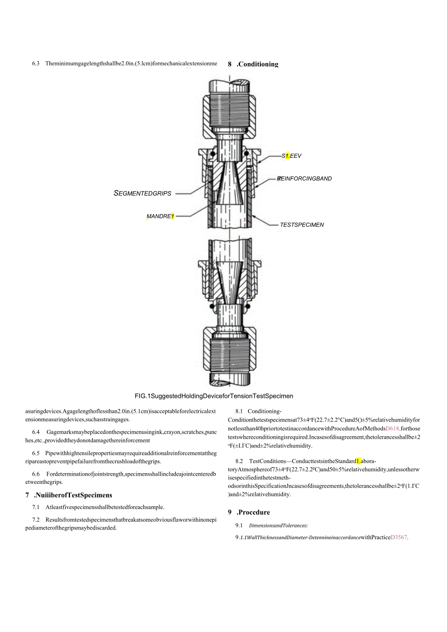 ASTM D2105-01-2019 玻璃纤维增强热固性树脂管纵向拉伸性能的标准试验方法.docx_第3页