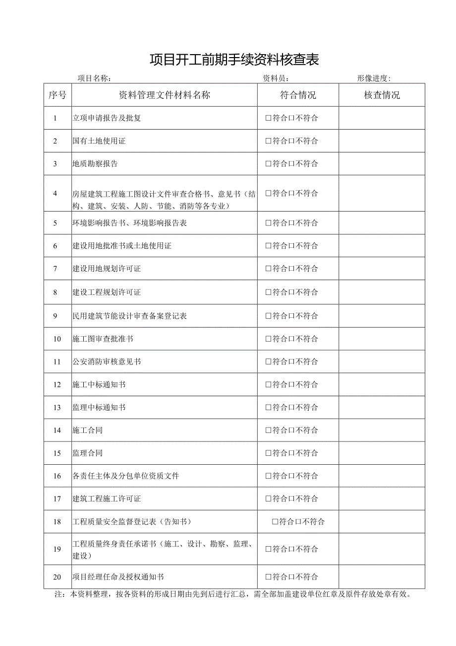 工程建设前期法定建设程序文件清单.docx_第1页