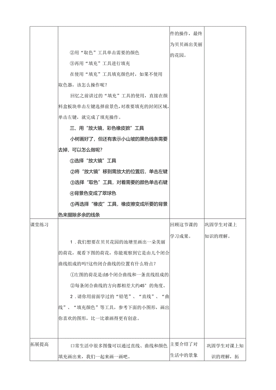 信息技术粤教版六年级上册第7课 装扮美丽的花园（教案）.docx_第2页