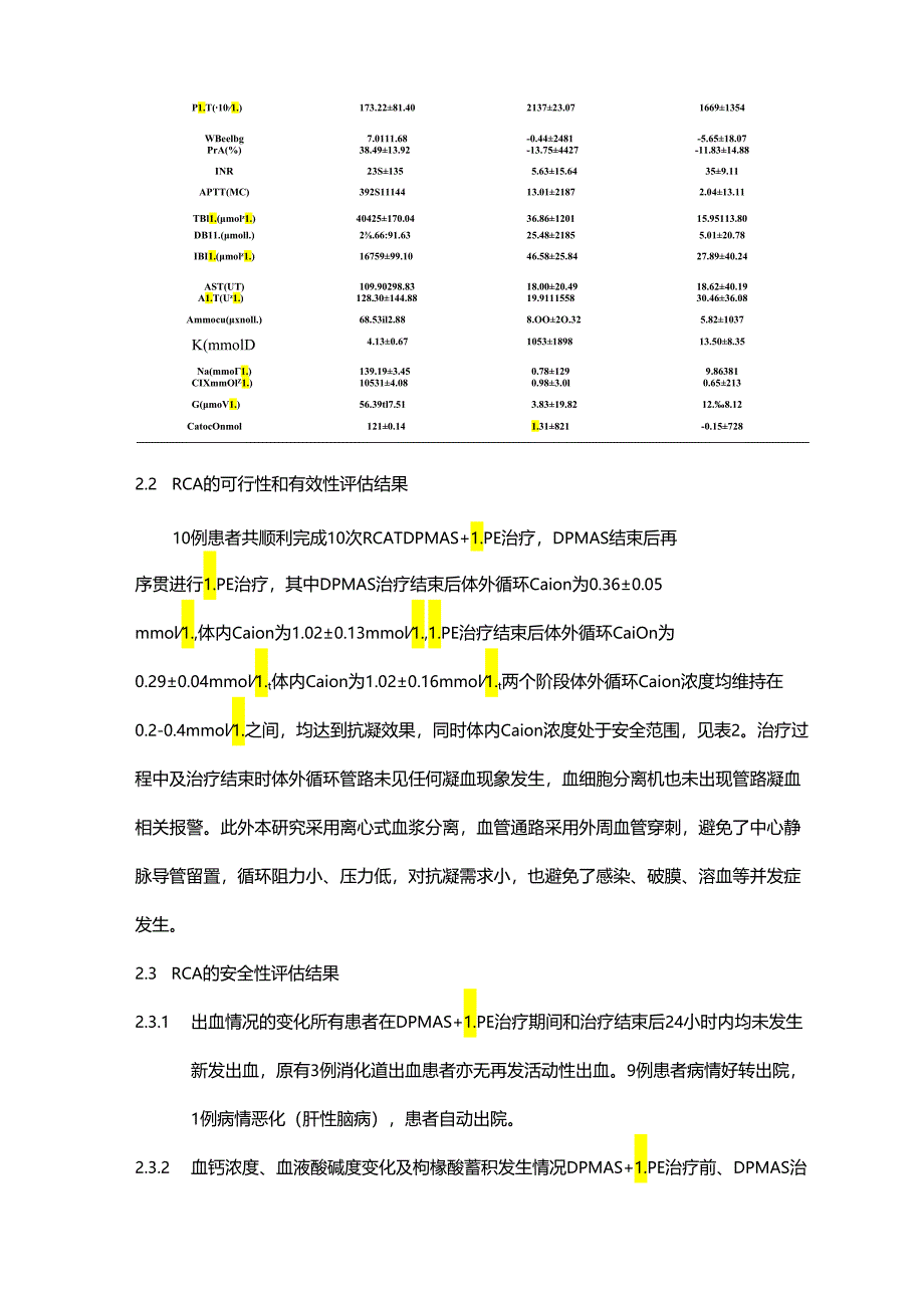 局部枸橼酸抗凝在DPMAS 联合低置换量血浆置换治疗慢加急性肝衰竭患者中的应用.docx_第3页