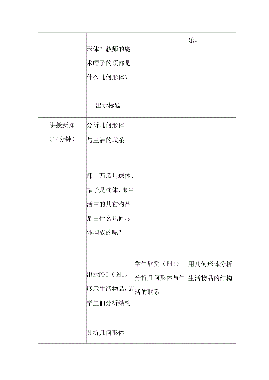 第9课 几何形体的联想 教学设计 2023—2024学年人美版初中美术七年级下册 .docx_第2页