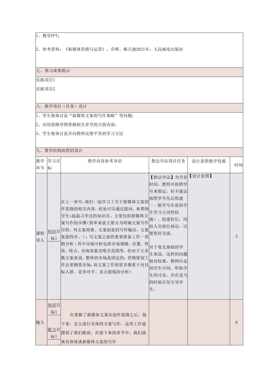 《新媒体营销与运营 （慕课版）》 教案 （8）技能篇（6）.docx_第2页