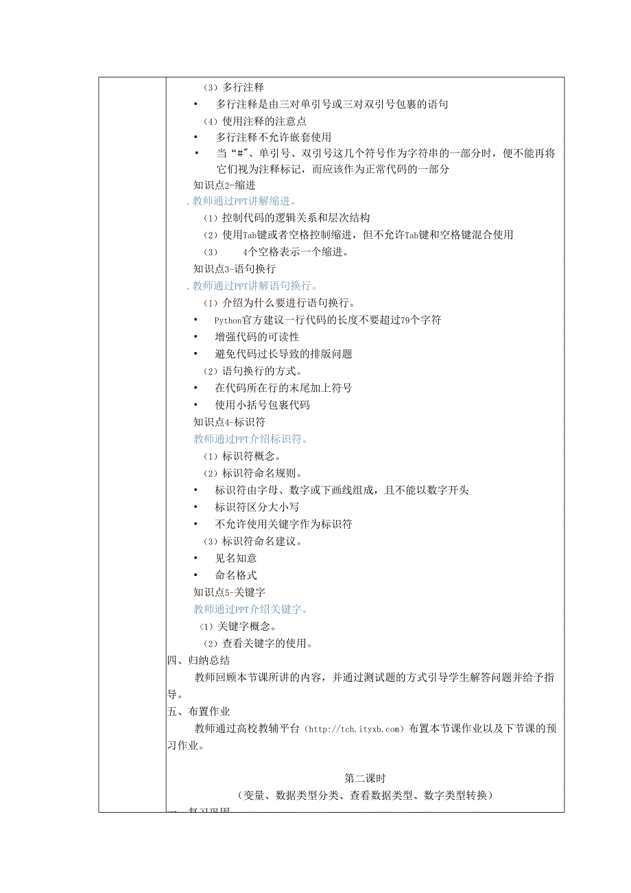 Python程序设计现代方法（第2版）教案 第2章 Python基础.docx_第3页