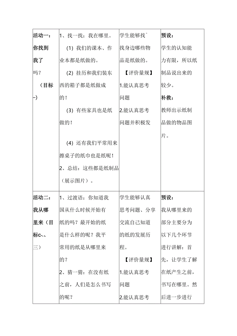 部编版道德与法治二下第三单元第三课《我是一张纸》第1课时教学设计.docx_第3页