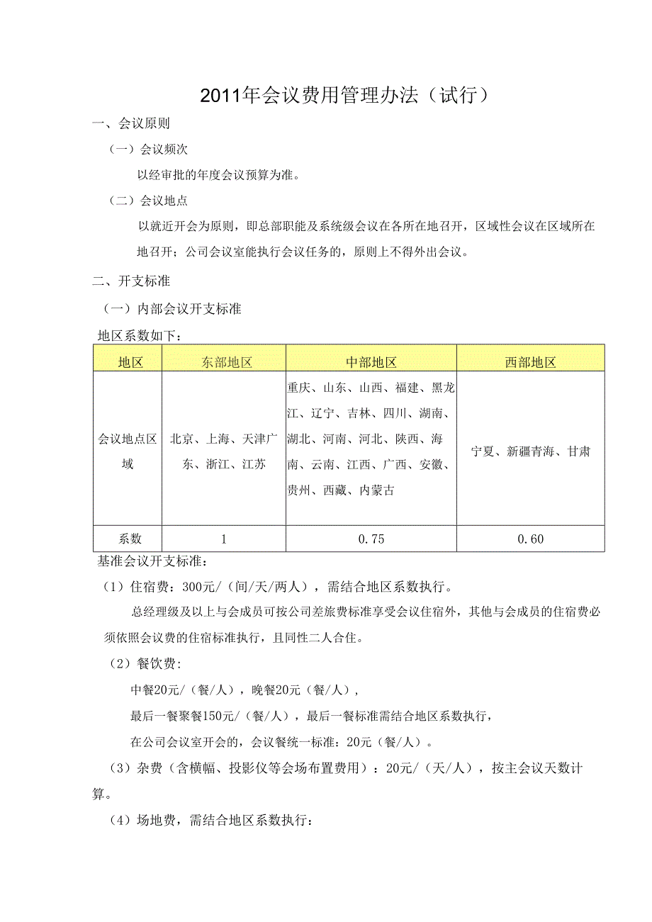 会议费用管理办法.docx_第1页