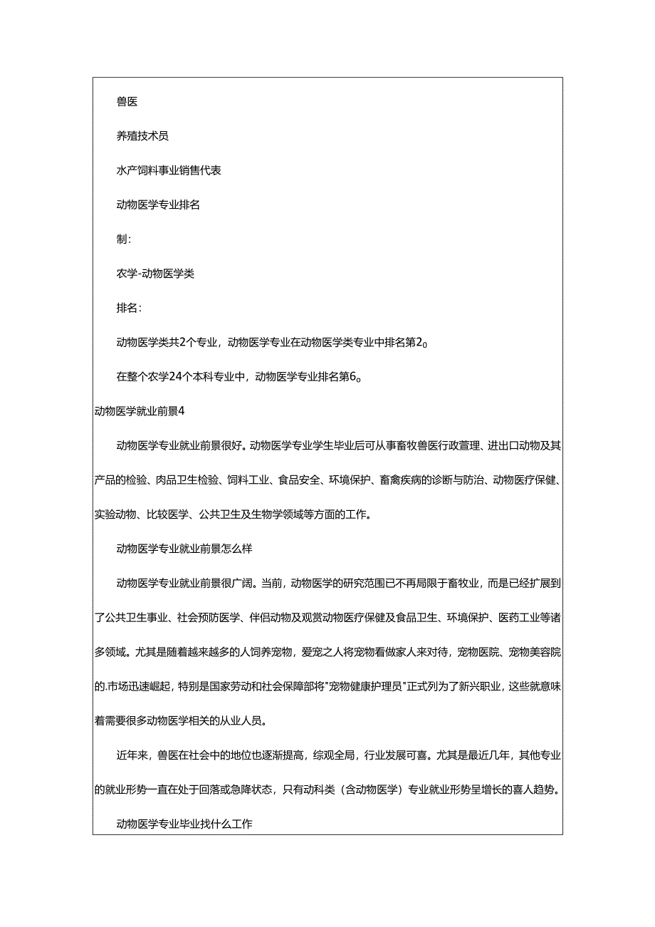 2024年动物医学就业前景.docx_第3页