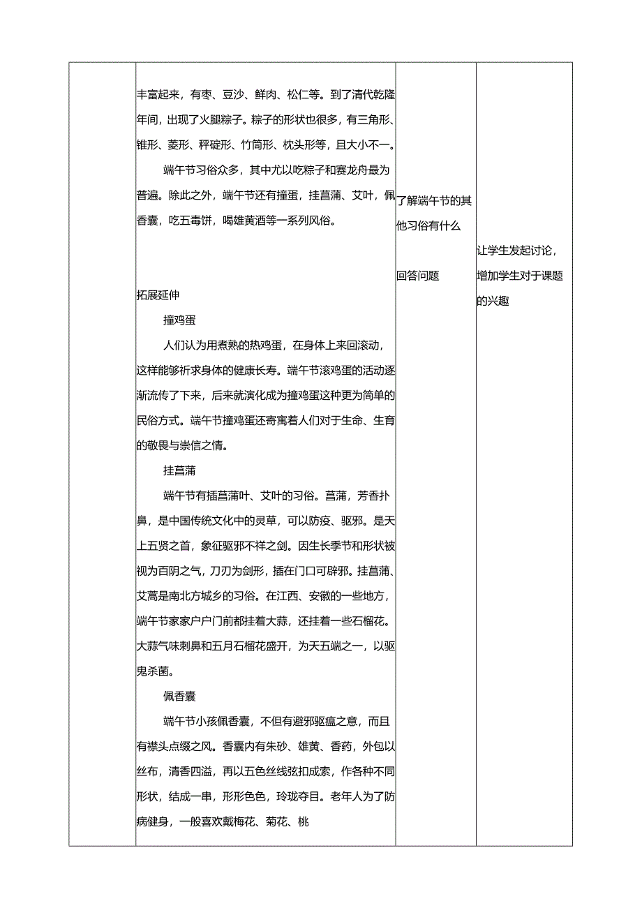 人教版劳动教育七下 劳动项目二《包粽子》教案.docx_第2页