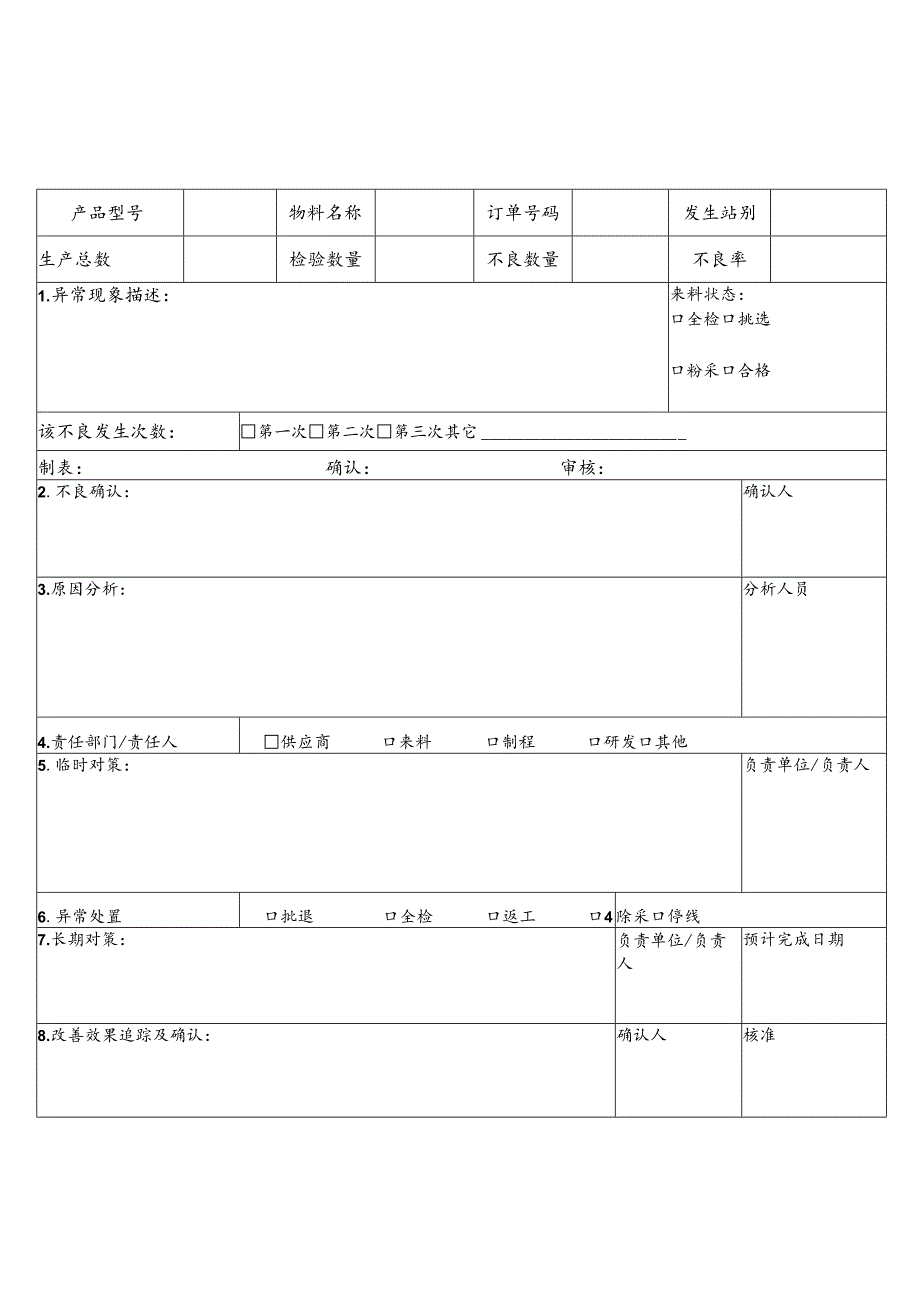 制程品质异常处理单.docx_第1页