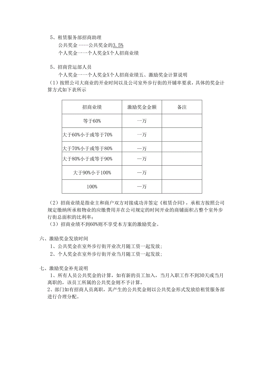 房地产 -厦门湖里万达广场室外步行街招商激励方案.docx_第2页