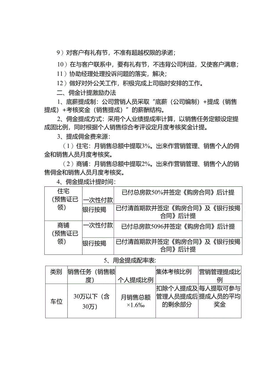 房地产销售管理佣金提成制度.docx_第2页