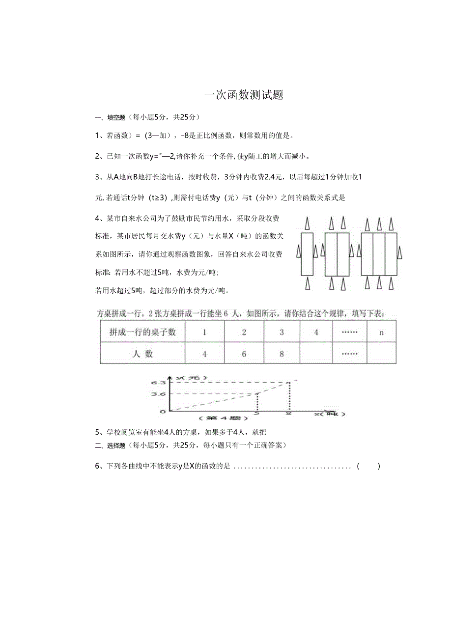 一次函数测试.docx_第1页