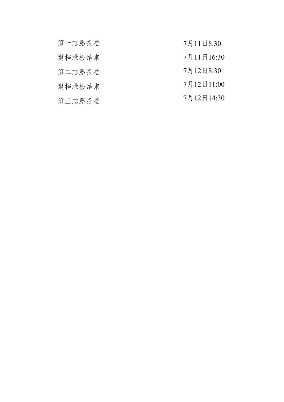 2023年浙江省普通高校招生录取工作进程.docx_第2页