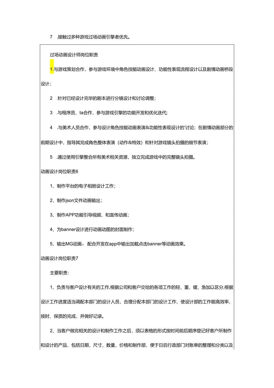 2024年动画设计岗位职责.docx_第3页