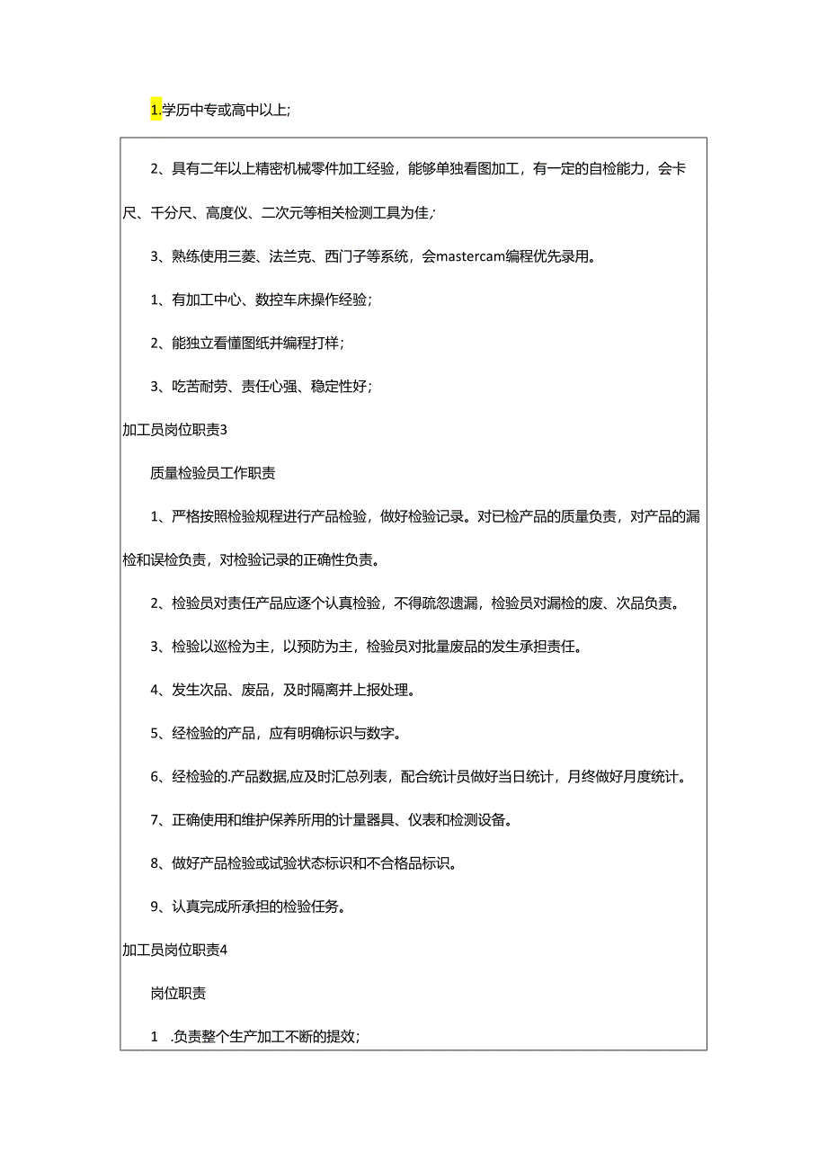 2024年加工员岗位职责.docx_第2页