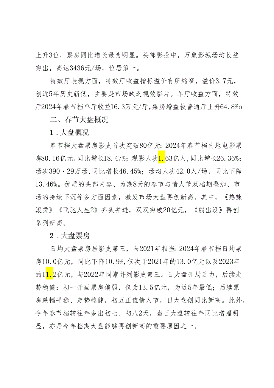 2024年春节档中国电影市场研究报告.docx_第2页