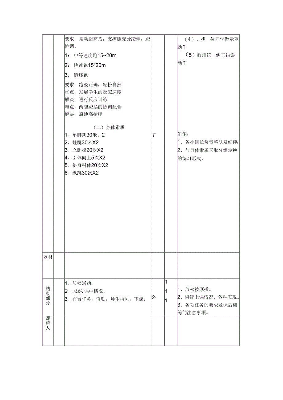 初一七年级体育教案全集（85页）.docx_第3页