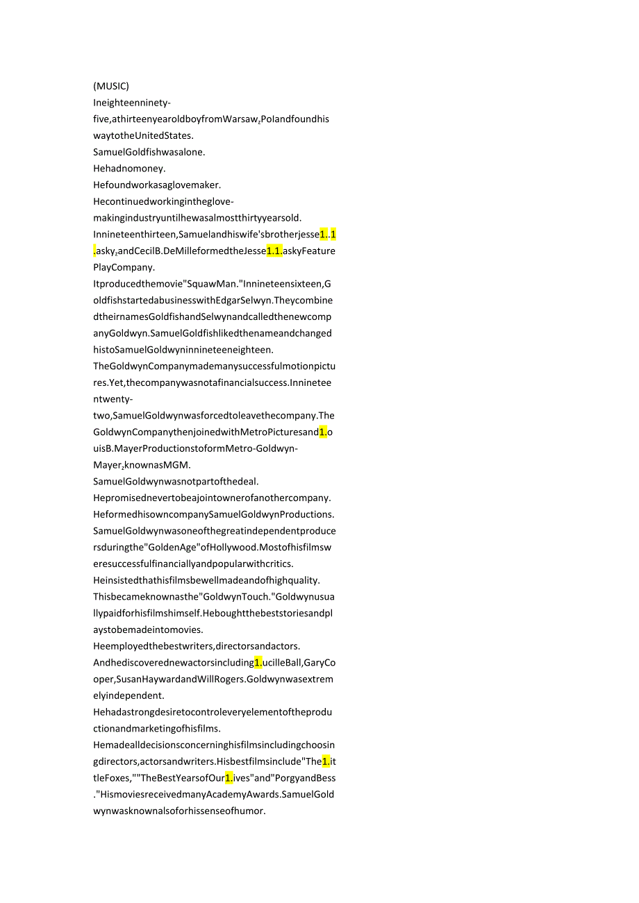 美国名人 电影导演 赛西尔·德米尔 塞缪尔·戈尔德温 路易斯·B·梅耶.docx_第3页