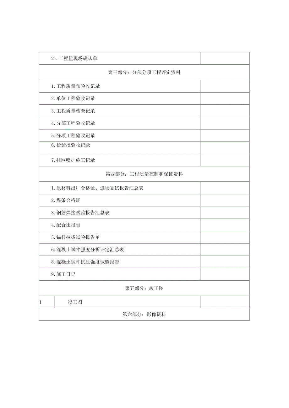 地质灾害治理竣工资料汇总(内容及表格) .docx_第3页