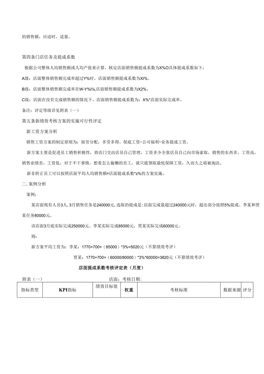 销售人员薪酬与考核激励管理方案5套精选.docx_第3页