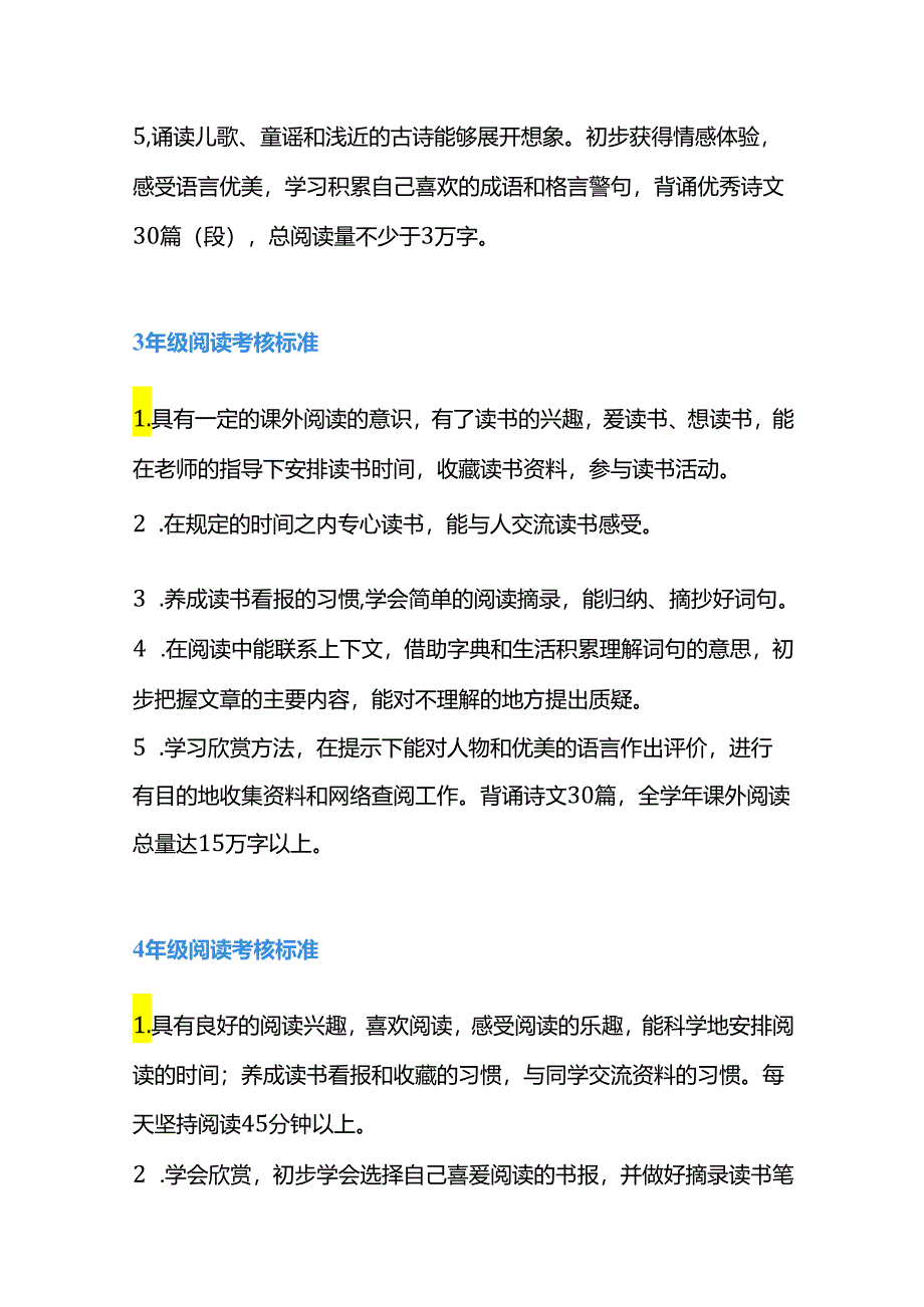 小学1-6年级阅读考核标准和10个高效阅读方法.docx_第2页