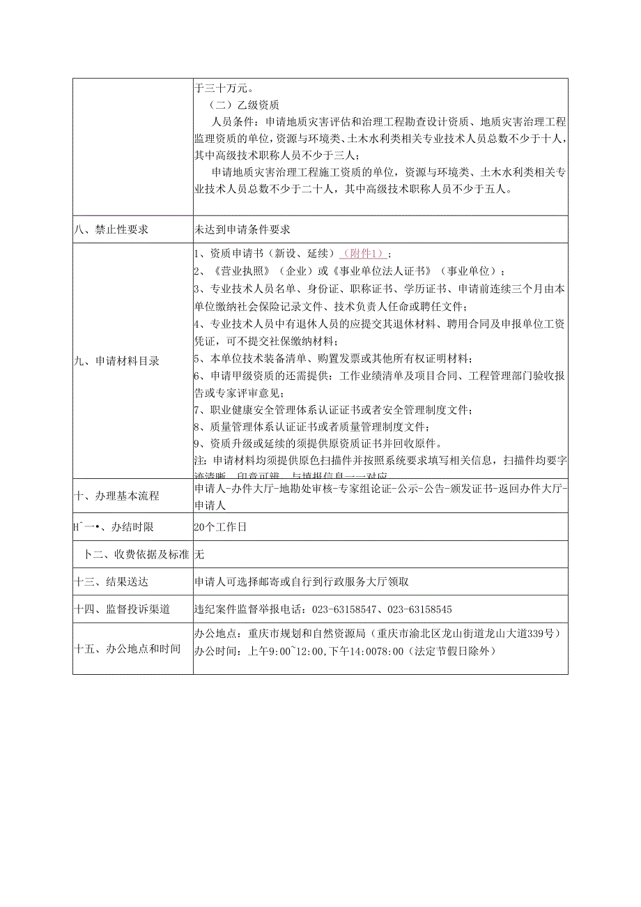 地质灾害防治单位资质（新立、延续）审批指南.docx_第2页