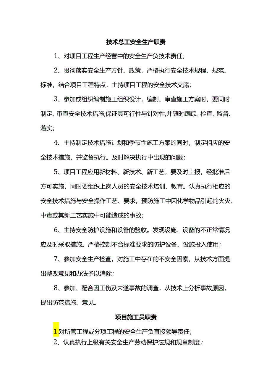 技术总工安全生产职责.docx_第1页