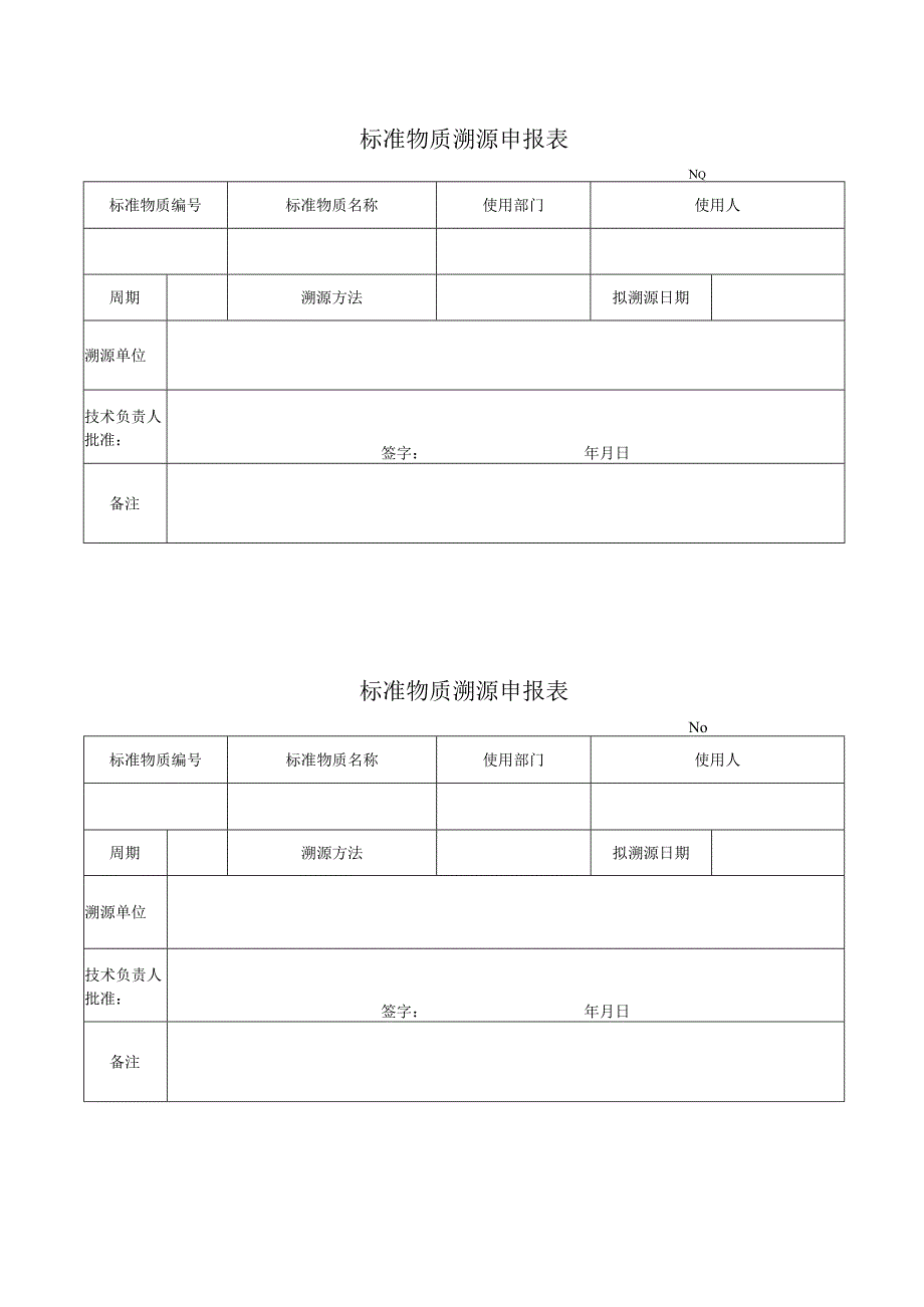 标准物质溯源申报表.docx_第1页