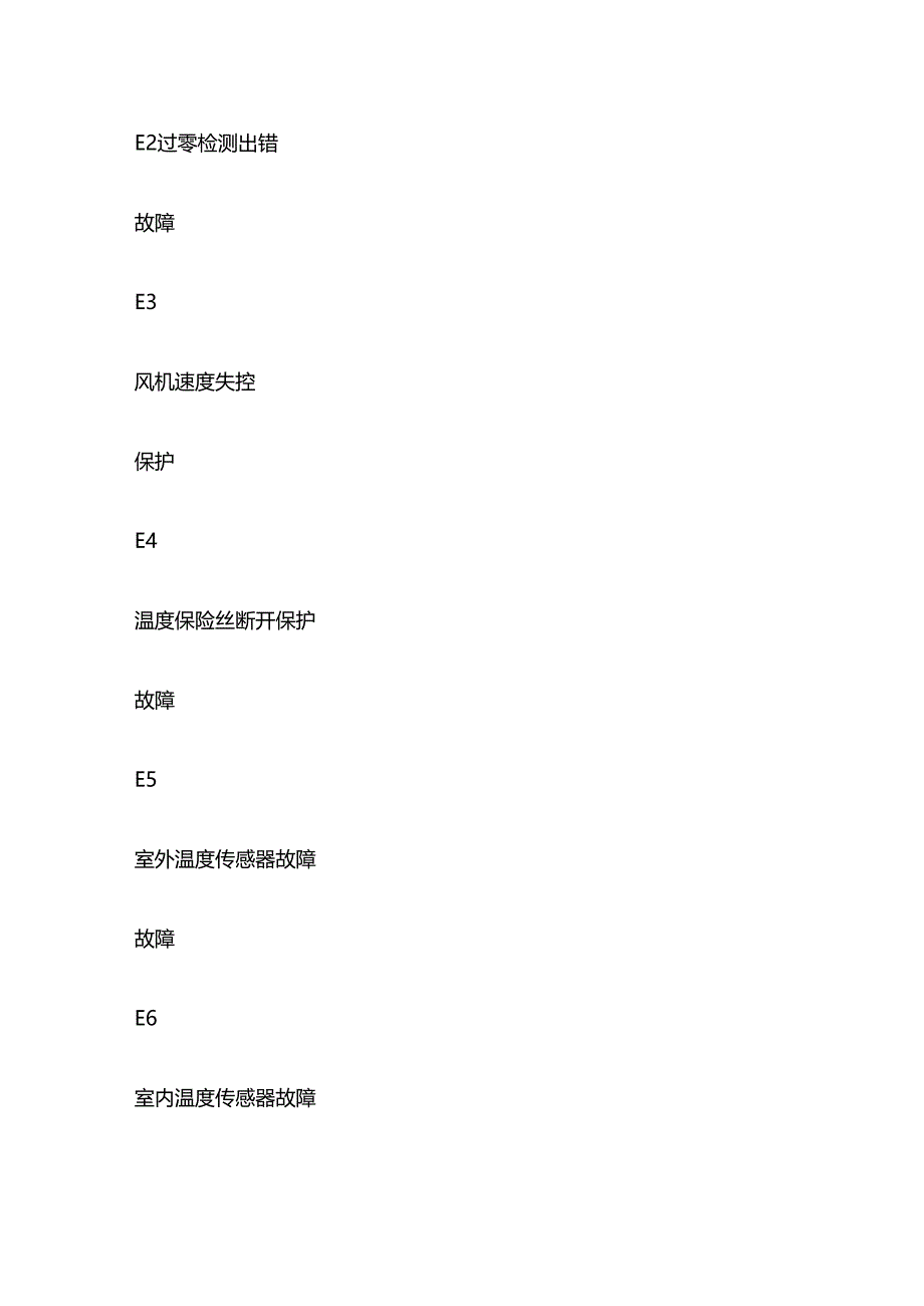 小天鹅定频 变频 天花机空调故障代码全套.docx_第2页