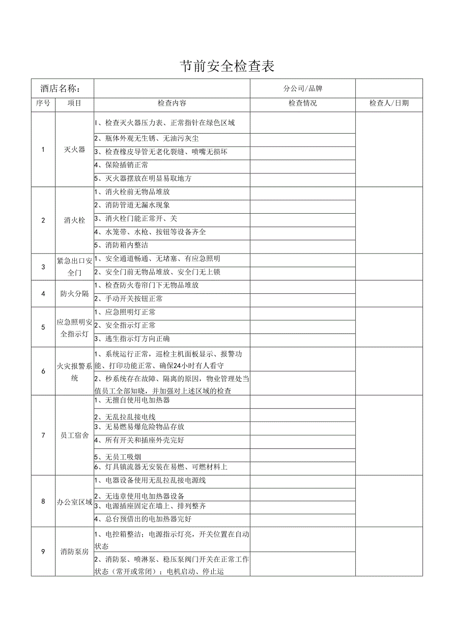 节前安全检查表.docx_第1页