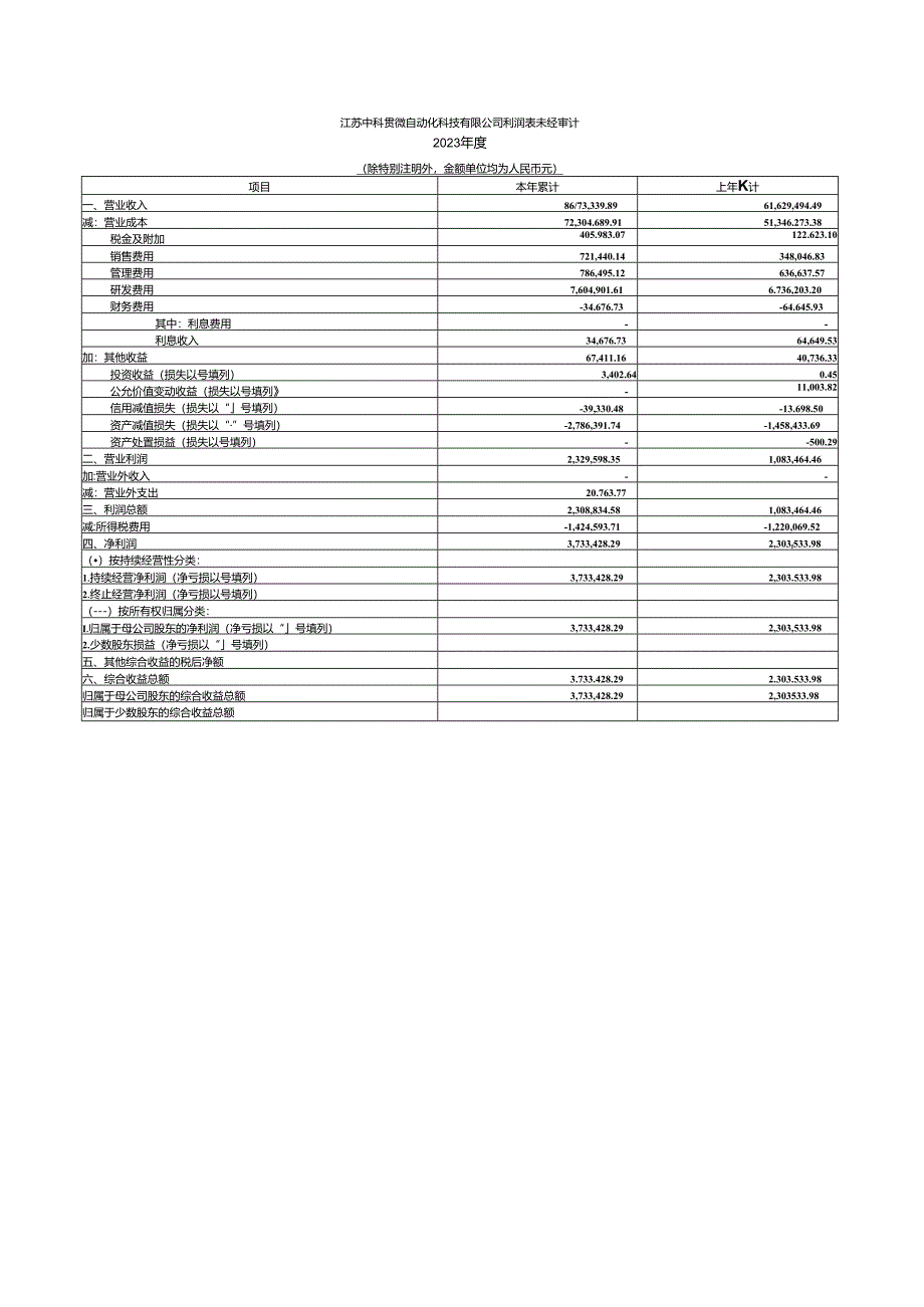 中科微至被担保人（中科微至子公司）最近一期财务报表.docx_第2页