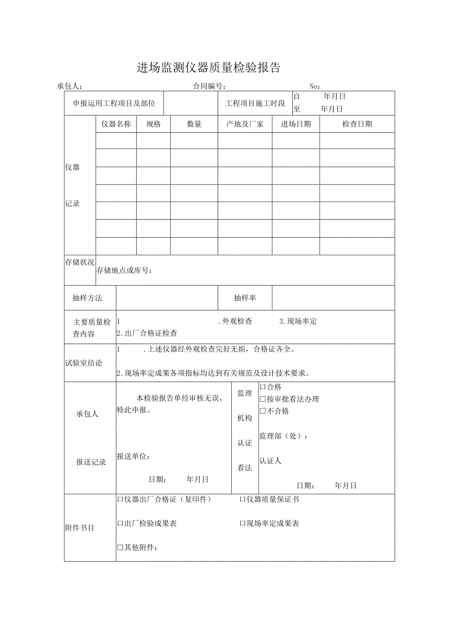 010安全监测验收表.docx_第1页