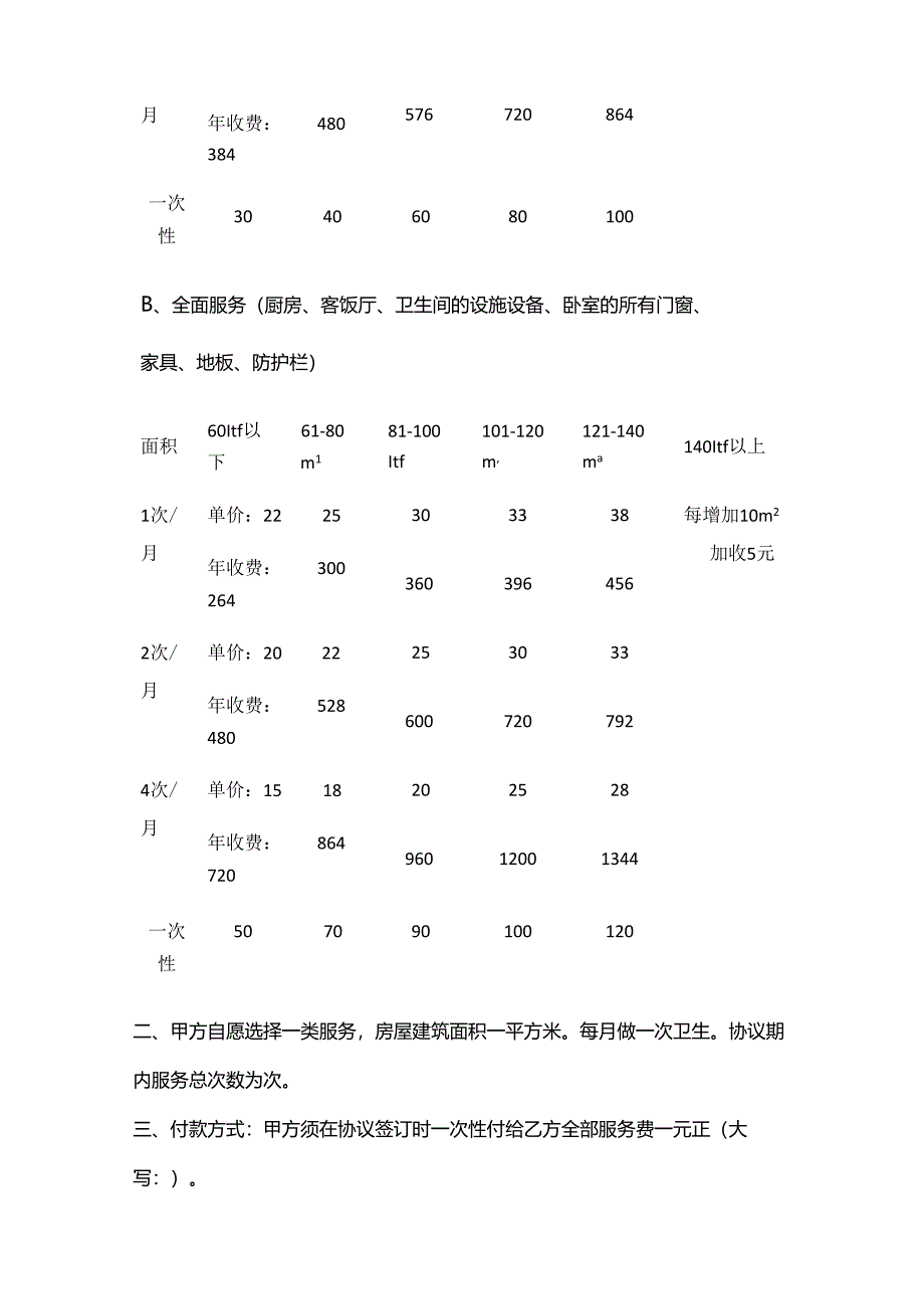 家政服务协议全套.docx_第3页