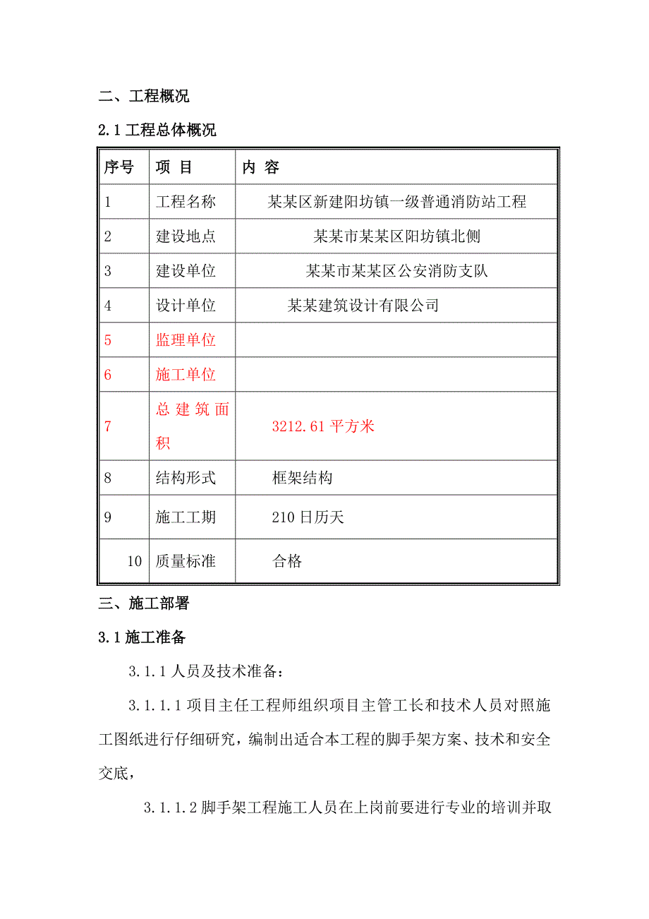 昌平区新建阳坊镇一级普通消防站脚手架施工方案.doc_第3页